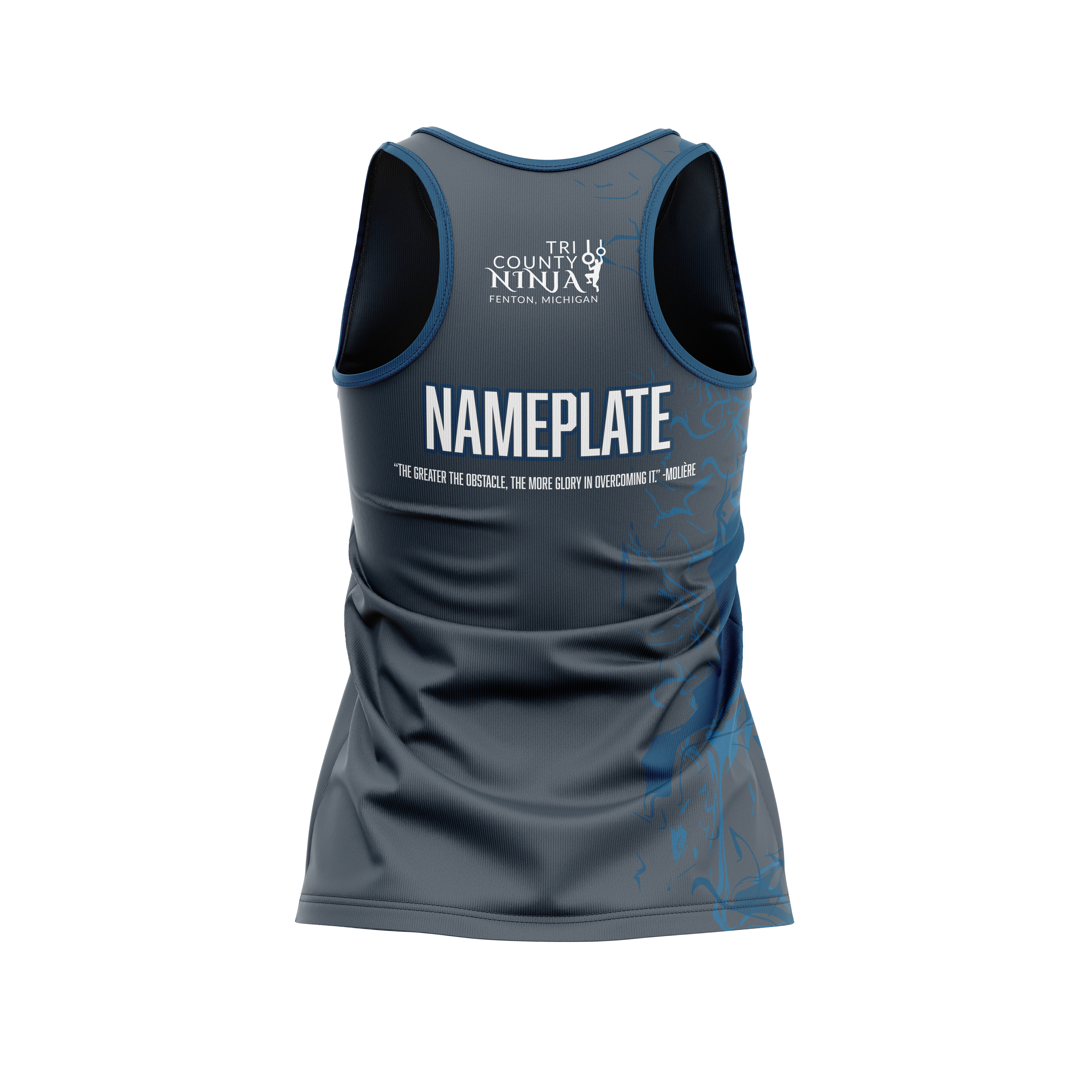 Tri County Ninja: Performance Racerback - Image 2