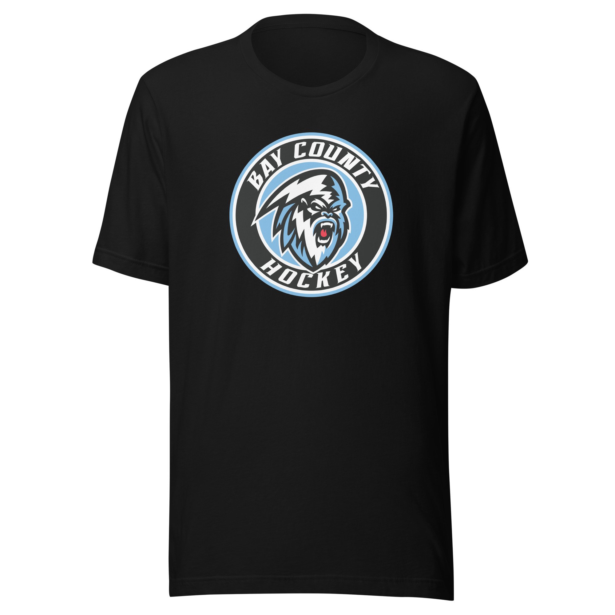 Bay County Hockey: Unisex T-shirt - Circle Logo
