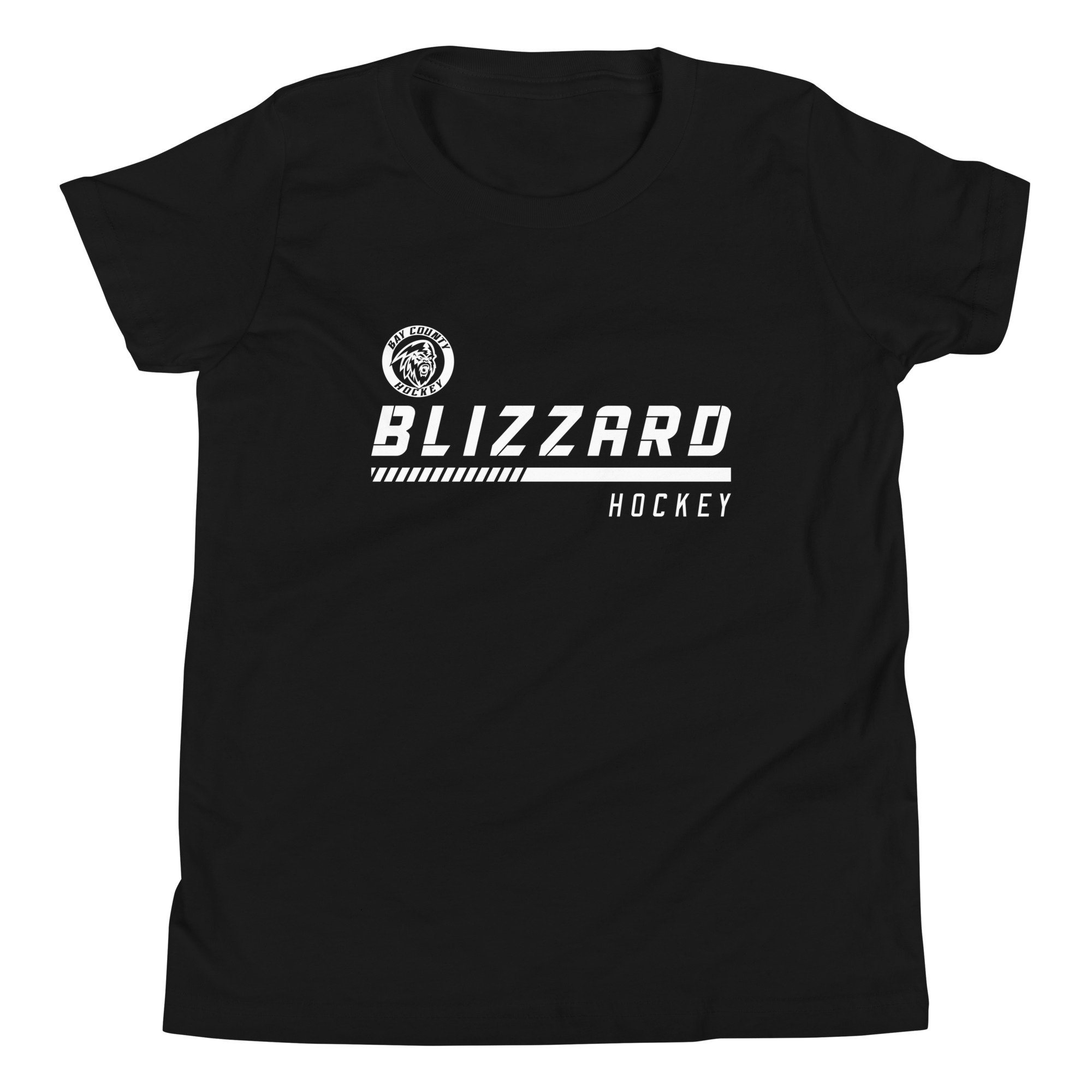 Bay County Hockey: Youth Short Sleeve - Wordmark