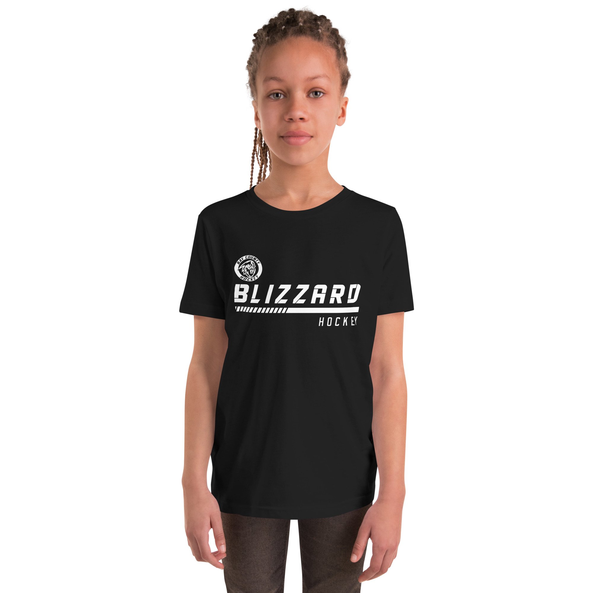 Bay County Hockey: Youth Short Sleeve - Wordmark - Image 2