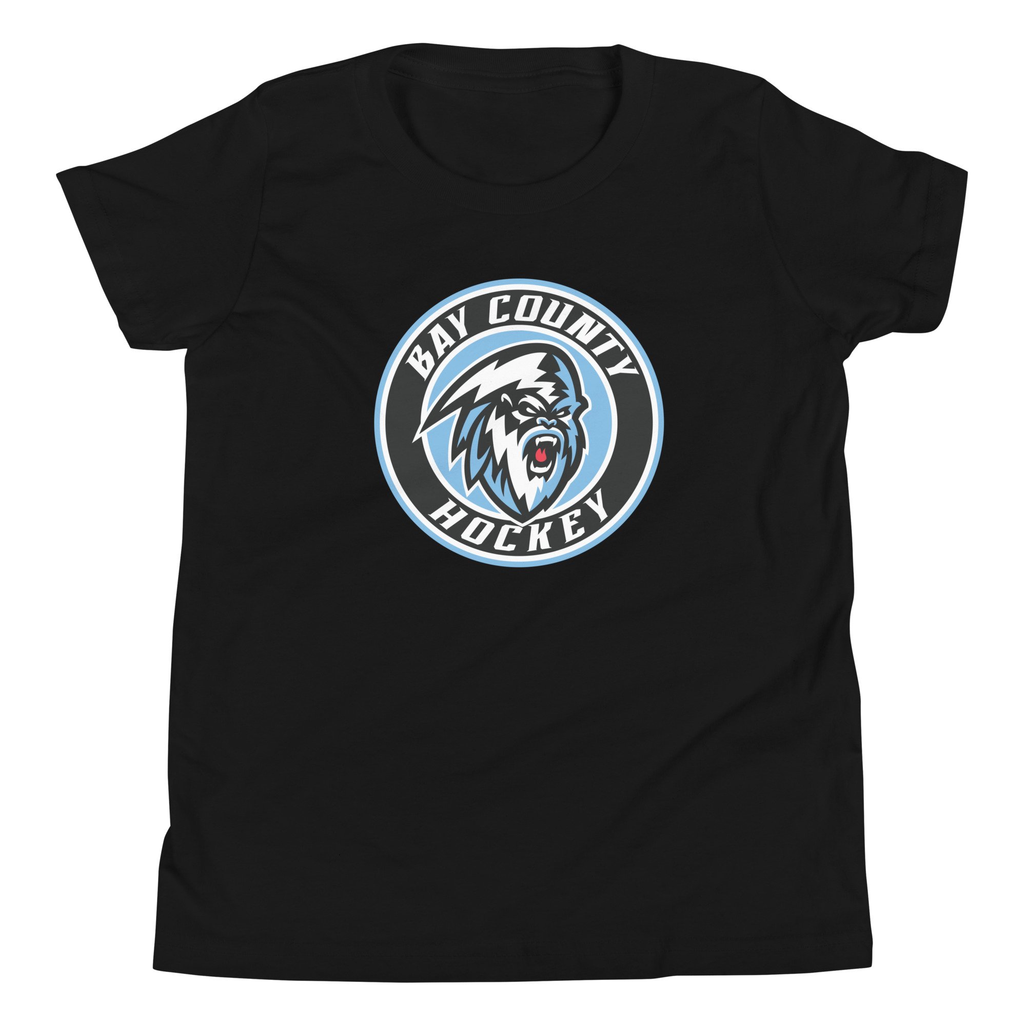 Bay County Hockey: Youth Short Sleeve - Circle Logo