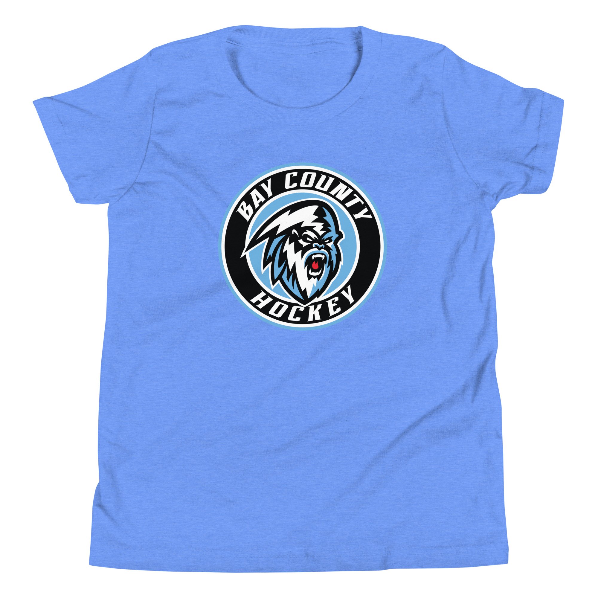 Bay County Hockey: Youth Short Sleeve - Circle Logo - Image 4