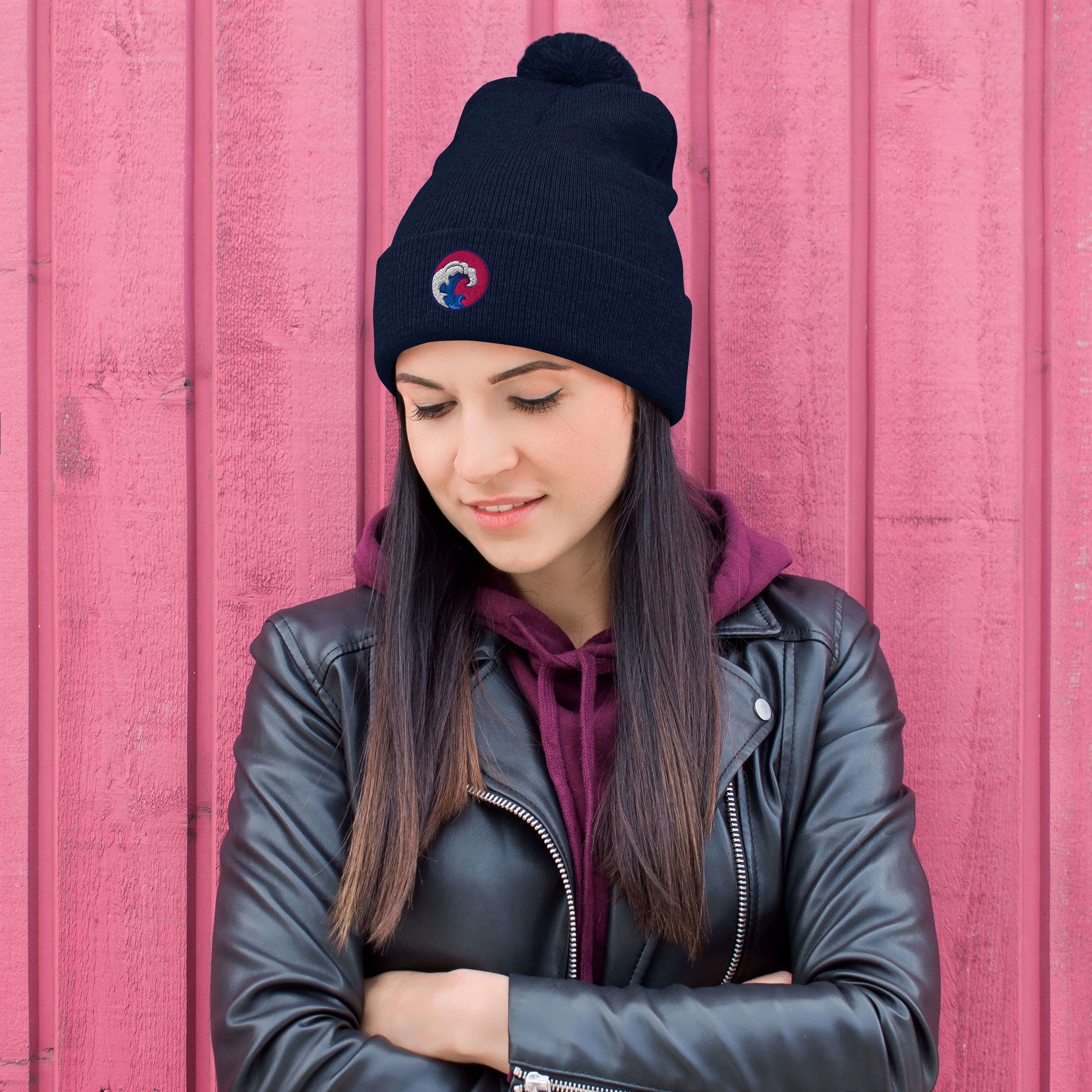 Tidewater Women's Hockey Club: Pom-Pom Beanie - Image 2