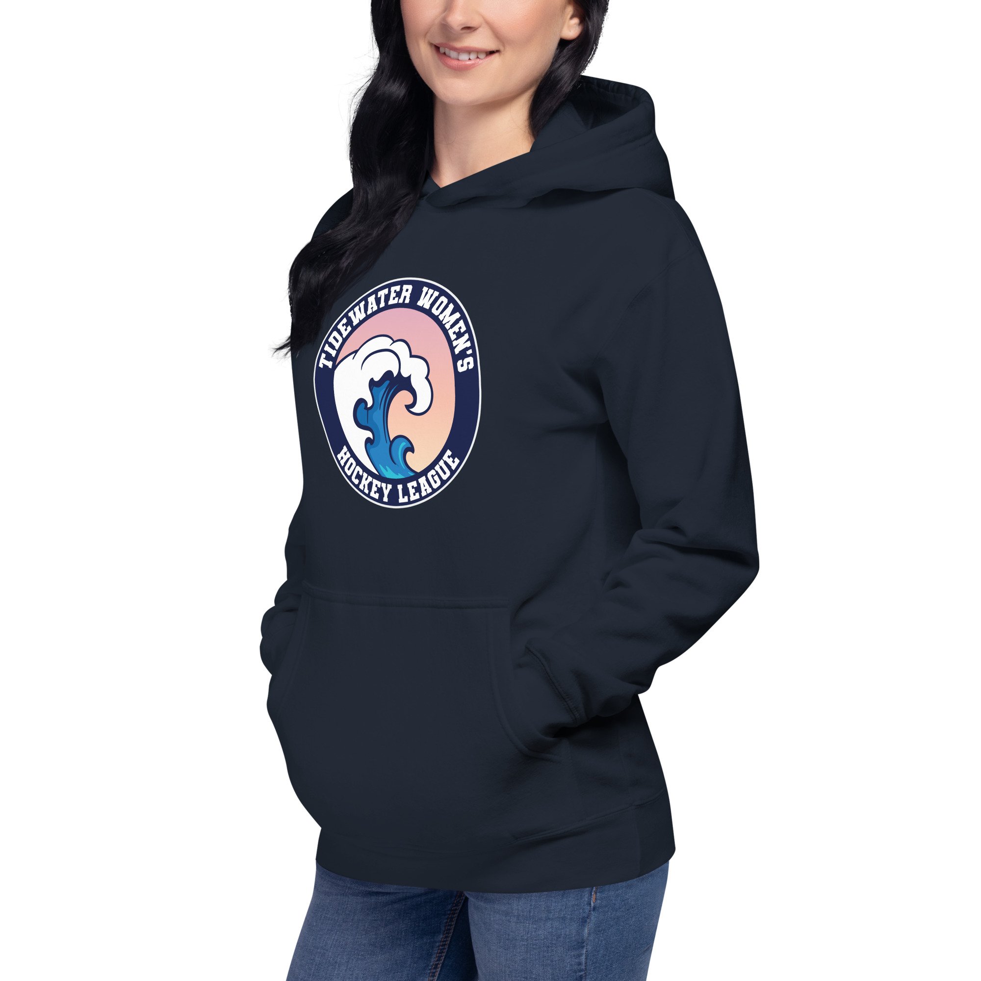 Tidewater Women's Hockey Club: Unisex Hoodie - Image 2