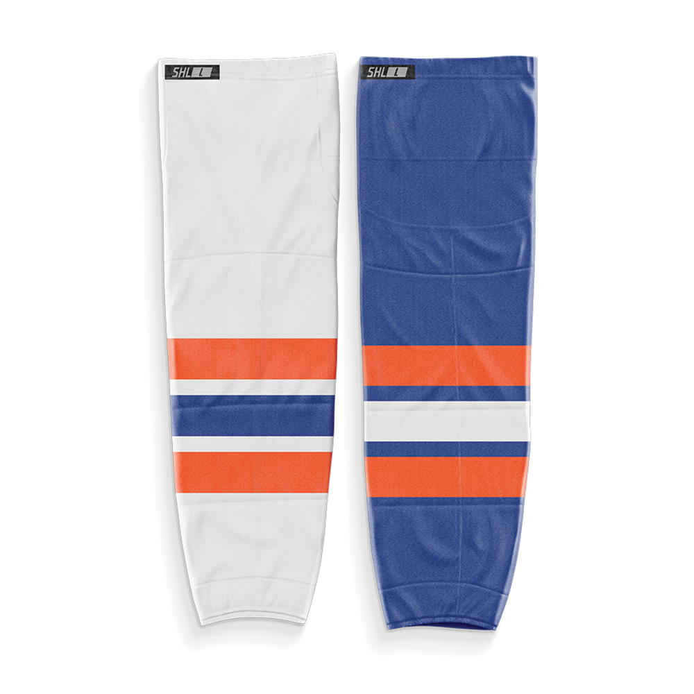 Highlanders: Reversible Socks (White and Blue)